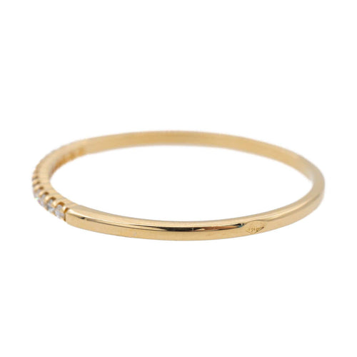 Bague 54 Bague Demi alliance Or jaune Diamant 58 Facettes 3198761CN