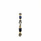 Bracelet Bracelet scarabée et croix de vie or jaune et lapis lazuli 58 Facettes Z15B51670