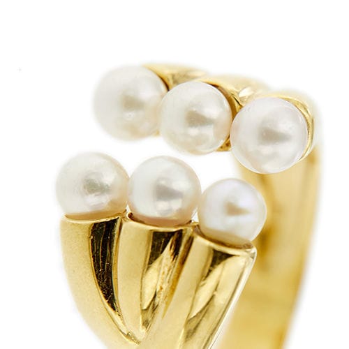 Bague 56 Bague avec perles 58 Facettes 31844