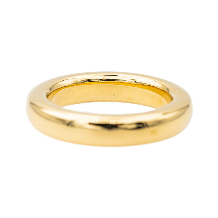 Anillo diamante solitario Oro amarillo Zafiro