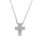 Collier Collier avec croix et diamants 58 Facettes 29901