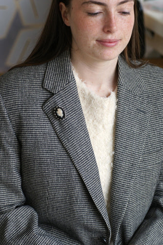 Broche Broche Camée Onyx et Diamants 58 Facettes