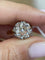 Bague 52 Bague solitaire diamant taille ancienne Old Mine Cut 3,07 carats 58 Facettes 1113.2