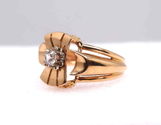 Bague 50 Bague Tank Oxyde de Zirconium 58 Facettes 11753