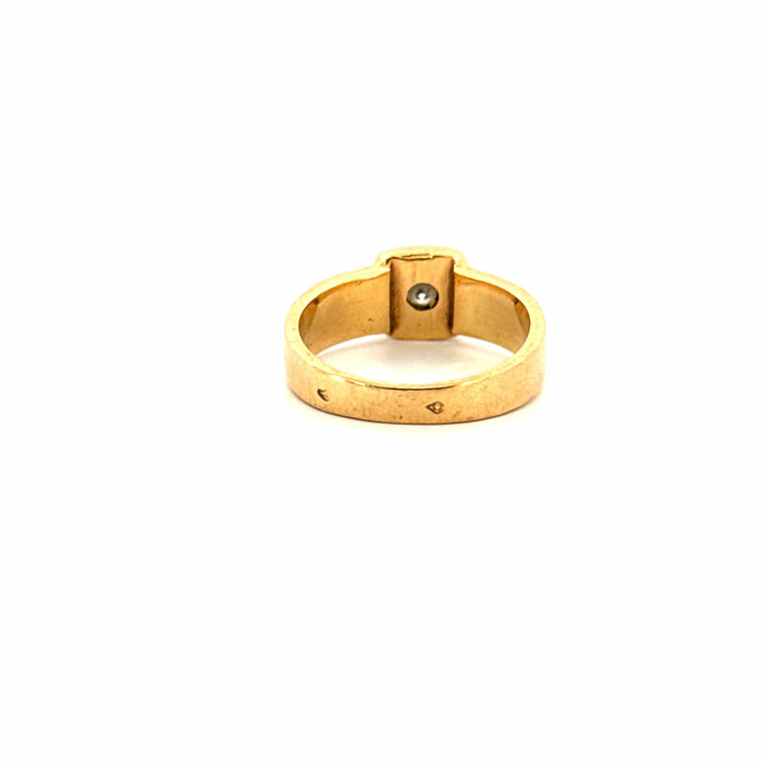 Bague 54 Solitaire Or Jaune Diamant 58 Facettes 13-GS30095-03