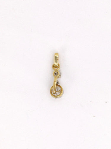 Pendentif Pendentif ancien diamant 0,15 carat 58 Facettes J412