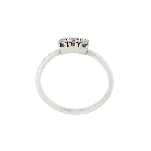 Bague Bague trilogie sertie de diamants de 0,24 ct 58 Facettes 31998