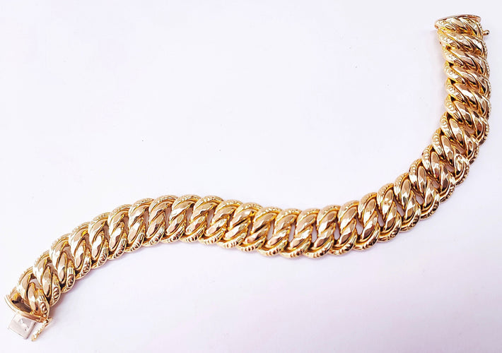 Bracelet Bracelet maille américaine or jaune 58 Facettes Bra.US.1505