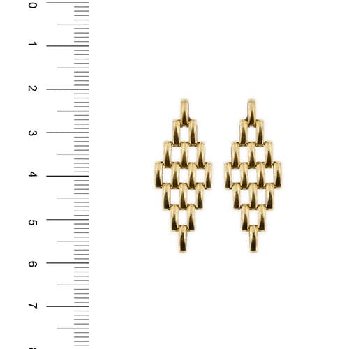 Boucles d'oreilles Boucles d'oreilles maille panthère 58 Facettes 35858