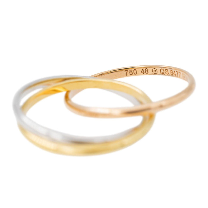 Bague 48 Cartier Bague Alliance Trinity Or jaune 58 Facettes 2461705CN