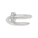 Bague 50 Bague Cartier "Juste un Clou" en or blanc et diamants. 58 Facettes 33912