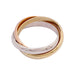 Bague 60 Bague Cartier, "Trinity Classique", trois ors. 58 Facettes 33952