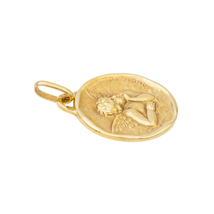 Pendentif Augis Pendentif Médaille religieuse Or jaune 58 Facettes 2886225CN