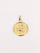 Pendentif Médaille zodiaque sagittaire or jaune 58 Facettes J508