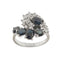 Bague Bague contraire avec diamants et saphirs 58 Facettes 35139