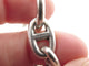 Bracelet vintage bracelet HERMES chaine d'ancre pm en argent massif 925 18cm 58 Facettes 268152