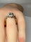 Bague 51 Bague solitaire en Or gris, et Diamants 58 Facettes AB72bis