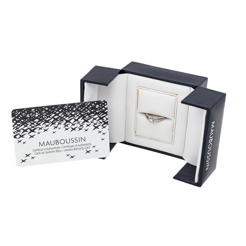 Bague 50.5 Mauboussin Bague Solitaire Chance of Love Or blanc Diamant 58 Facettes 2804213CN