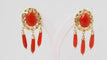 Boucles d'oreilles Boucles d'oreilles en or jaune et corail 58 Facettes 32382