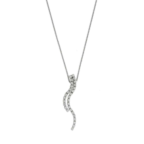 Collier Collier avec pendentif et diamants 58 Facettes 29888