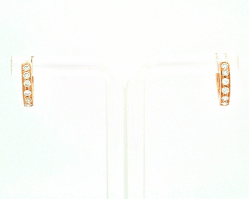 Boucles d'oreilles Orecchini in oro rosa e diamanti 58 Facettes