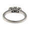 Bague 53.5 Bague trilogie en or blanc avec diamants de 0,63 ct 58 Facettes 3743