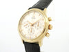 Montre montre OMEGA de ville chronographe mecanique en or jaune cuir 58 Facettes 262885