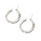 Boucles d'oreilles Boucles d'oreilles créoles ondulées 58 Facettes 22479