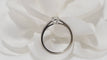 Bague 53 Bague Solitaire or blanc et diamant 0.41ct 58 Facettes 30920
