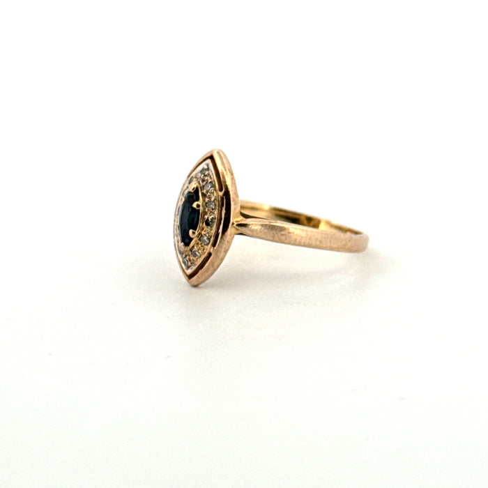 Yellow gold Marquise ring