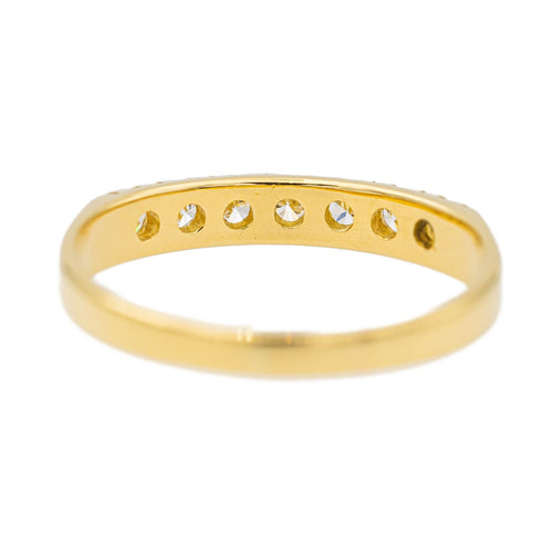 Bague 50 Bague Demi alliance Or jaune Diamant 58 Facettes 3208048CN