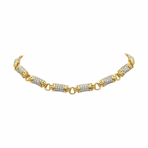 Collier Bulgari Collier Parentesi Or jaune, Or blanc Diamant 58 Facettes 4423003CN