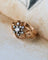 Bague 49 Bague Dôme Marguerite Or Rose Diamants 58 Facettes A11655