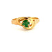 Bague 54 Solitaire Or jaune 18k & Émeraude 58 Facettes 41-GS33695-3