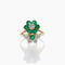 Bague 55 Bague Mauboussin en Or, Emeraudes et Diamants 58 Facettes 2.17688