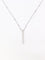 Collier Collier diamant barrette verticale or blanc 58 Facettes 1094.2