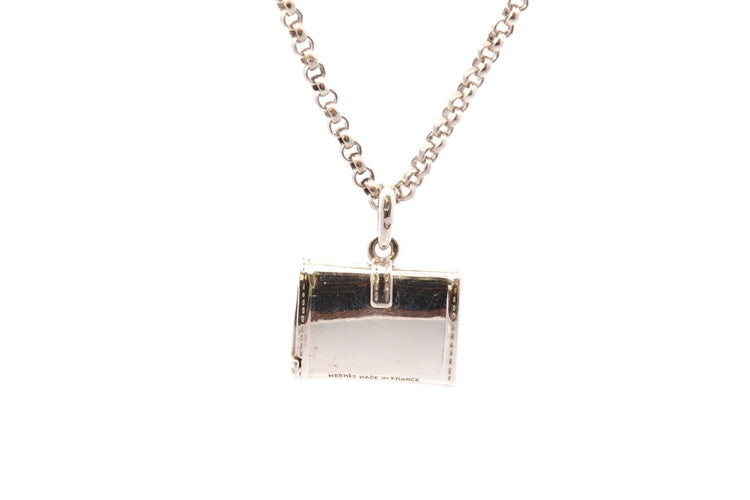 Collier Collier signé Hermès en argent 58 Facettes 26908dv