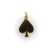 Pendentif 18K Gold Vintage Playing Card Spade Suit Pendant Charm 58 Facettes A1002W