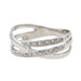 Bague 54 Bague Or blanc Diamant 58 Facettes 2833425CN