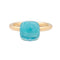 Bague 50 Bague Pomellato, "Nudo Petit", or rose, or blanc, topaze bleue. 58 Facettes 34021