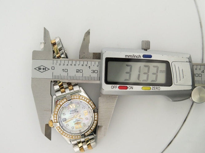 Montre montre BREITLING wings lady 31mm or diamants 58 Facettes 259192