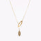 Collier Collier moderne asymétrique en or jaune 58 Facettes CVCO33