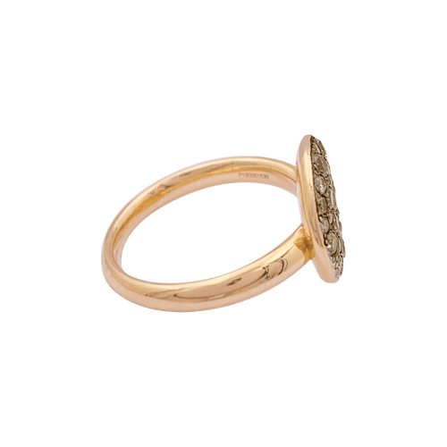 Bague 53 Bague Pomellato "Sabbia" or, diamants bruns. 58 Facettes 34309