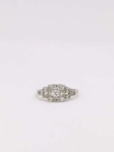 Bague Bague Art Déco diamants 58 Facettes J358