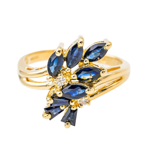 Bague 53 Bague Or jaune Saphir 58 Facettes 3548989CN