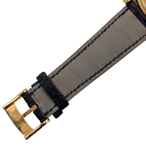 Montre Parmigiani Fleurier - Montre Toric Chronographe Date Or Rose réf. 361 Zenith El Primero 400 Cadran Guilloché Grain d'Orge Noir 58 Facettes