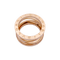 Bague 54 Bague Bulgari "B.Zero1 Zaha Hadid" en or rose. 58 Facettes 34743