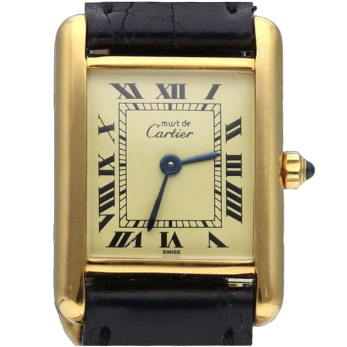Montre Cartier Montre Tank Vermeil 58 Facettes MT41710
