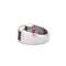 Bague 53 Bague or blanc diamants et rubis 58 Facettes BO/230061/