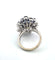 Bague 54 Bague en or blanc avec saphirs et diamants 58 Facettes